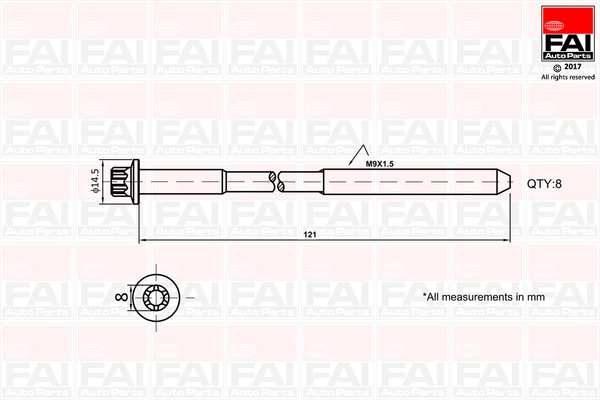 Cylinder Head Bolt Set